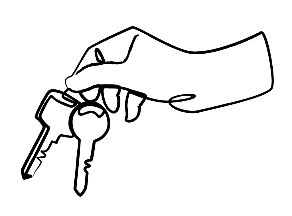 Travois Lineart Keys1 Black