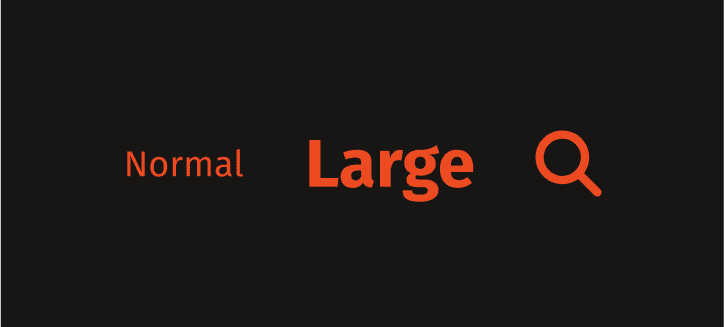 Orange On Black