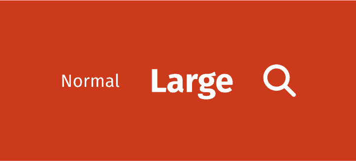 White On Dark Orange